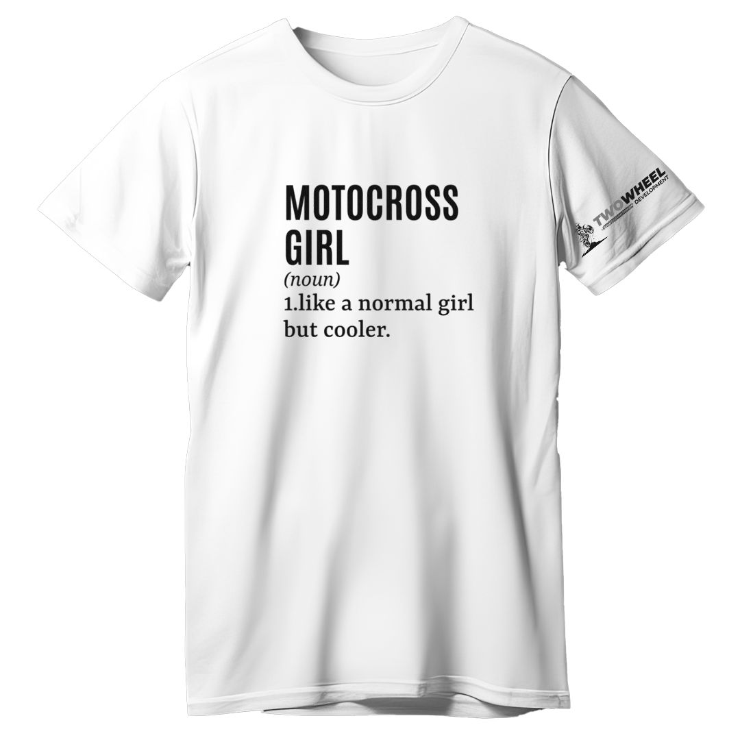 Kids T-shirt: Motocross Girl
